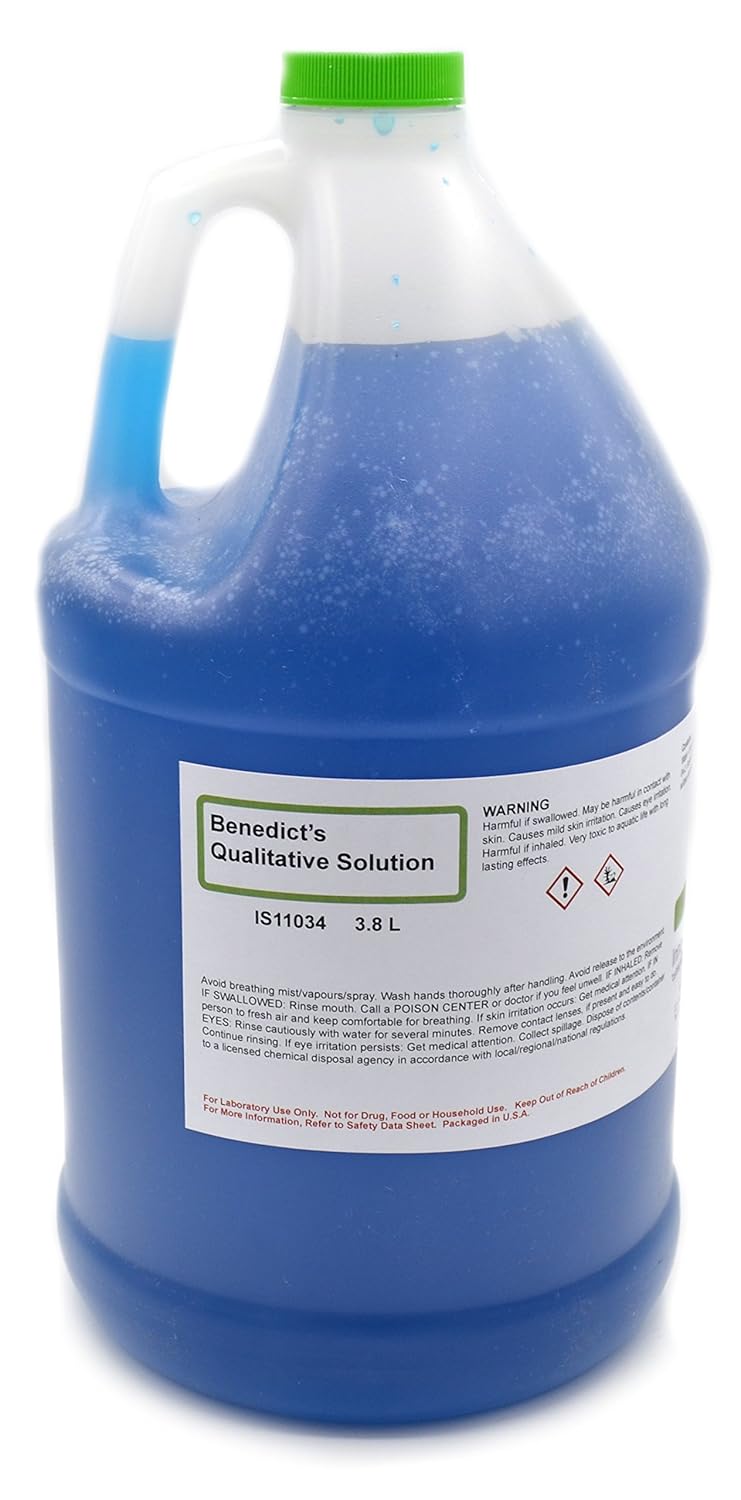 Qualitative Benedict's Solution, 3.8L – Excellent for Nutrition Science & Chemistry Experiments - The Curated Chemical Collection by Innovating Science
