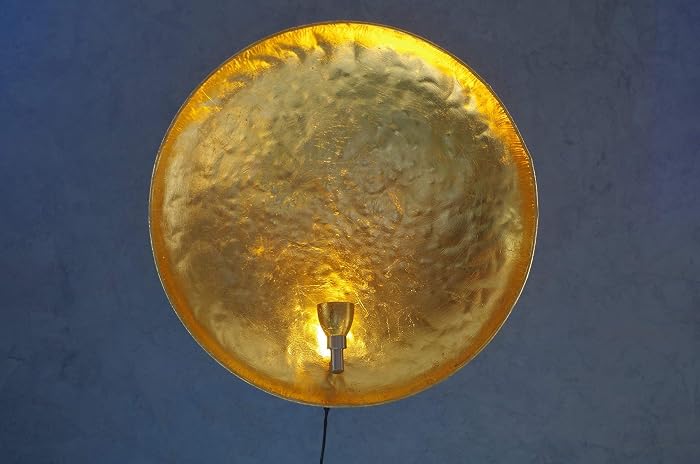 Design Wandleuchte Diego Gold 62 Wandlampe Gross Xl Rund Innen