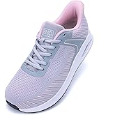 BROYON Women's Walking Shoes with Arch Support Wide Toe Box Plantar Fasciitis Orthotic Tennis Sneakers for Bunion Foot Pain Relief US 6-11