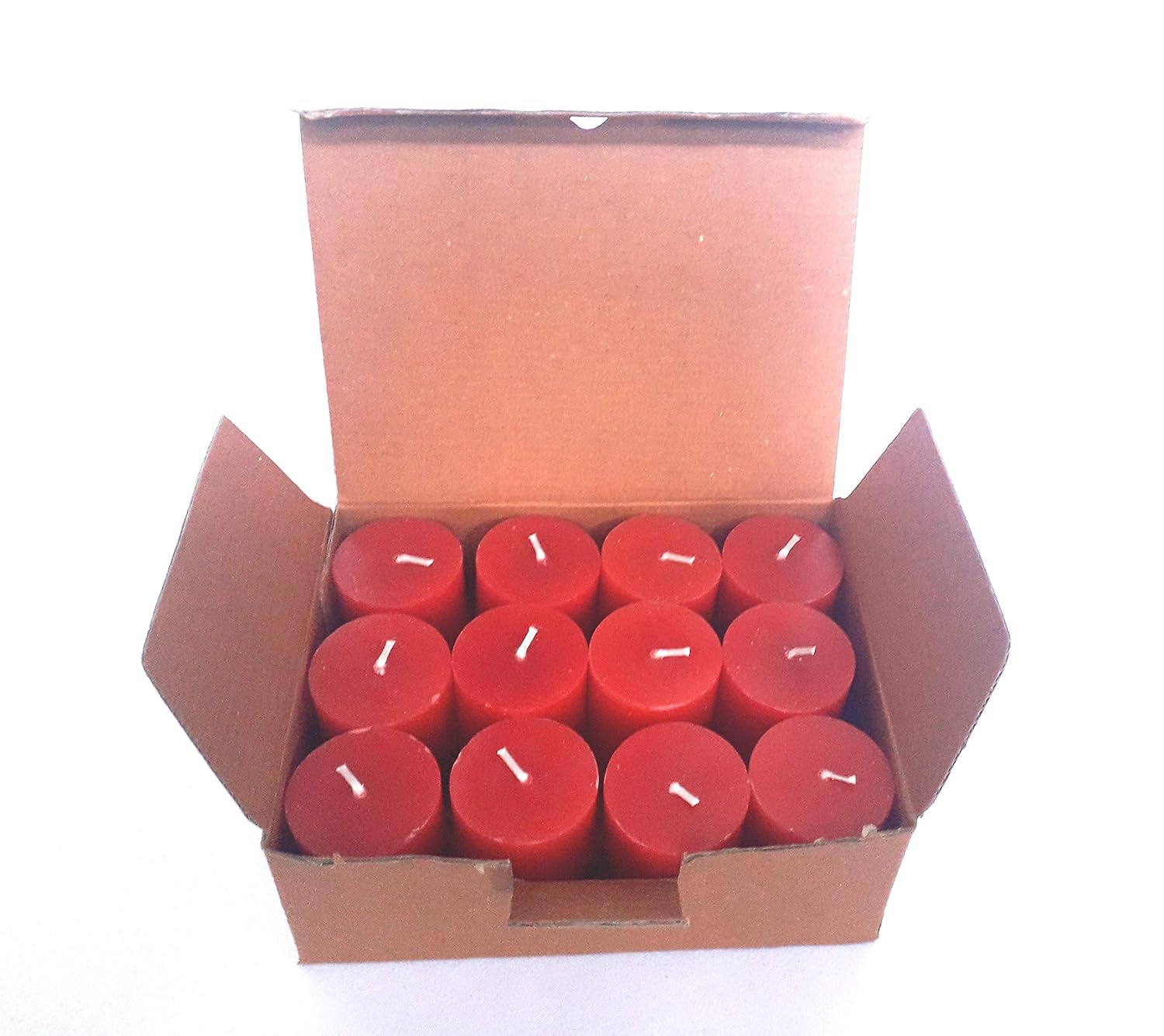 Buy Winsome Decorative, Red Small Pillar Candle for Party and Event