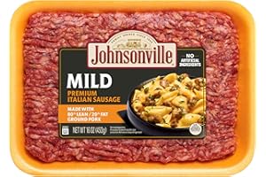 Johnsonville, Mild Italian Ground Sausage, 16 oz (Frozen)