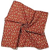 Shanlin Unisex Floral Cotton Bandanas 22x22 inch