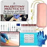 Phlebotomy Practice Kit and IV Practice Kit - Practice and Perfect Venipuncture Skills Before Working On Real People