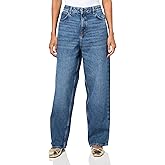 Hugo Womens Leni Loose Fit Wide Leg Jeans