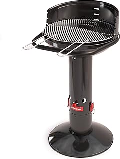 Säulengrill rund Standgrill 99-cm hoch Grillrost höhen-verstellbar