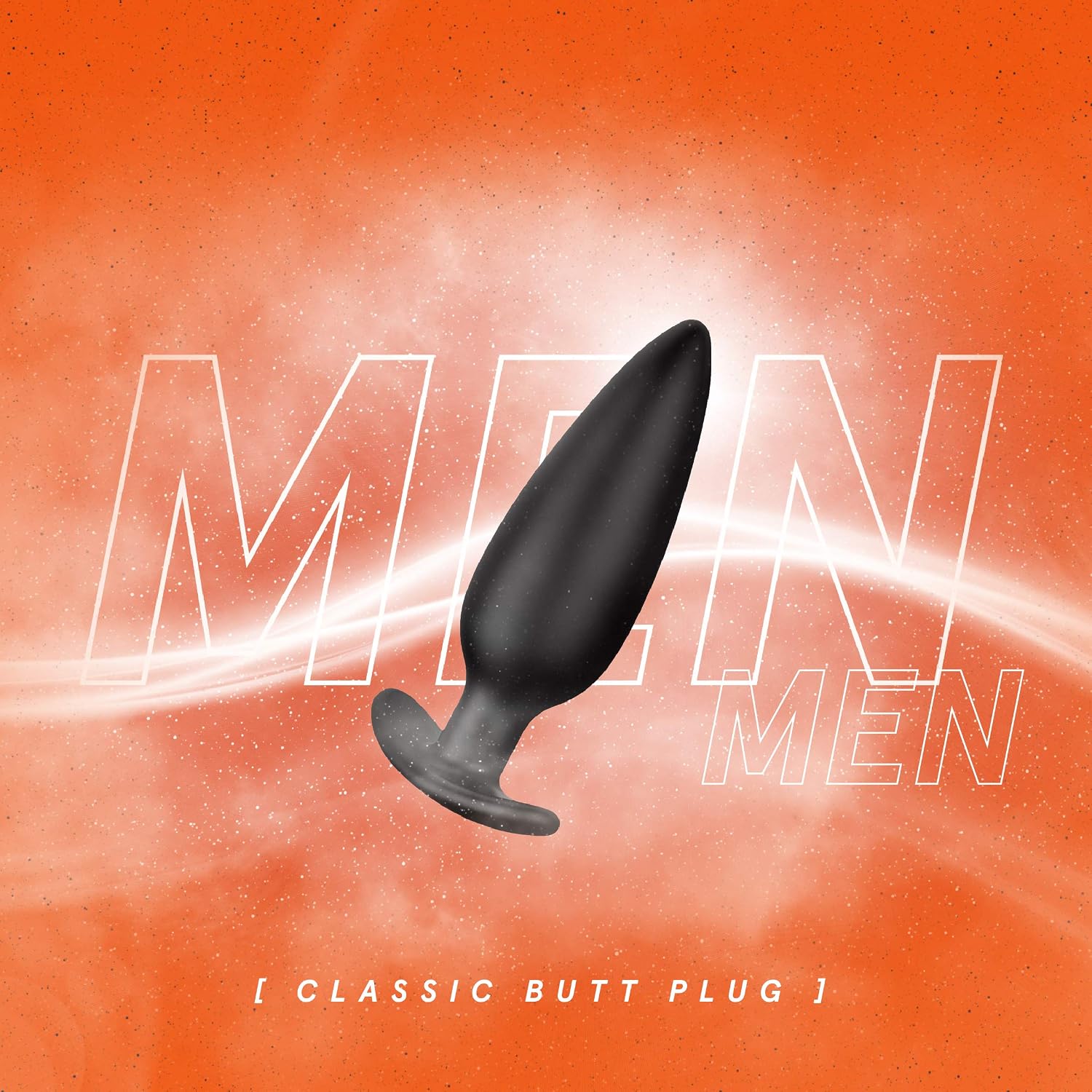 So Divine Men Classic Butt Plug with Flared Base, Black, 1 Count - Image 5