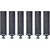 Authentic Black Berkey Elements BB9-2 Filters for Water Systems (Set of 6 Black Berkey Elements)