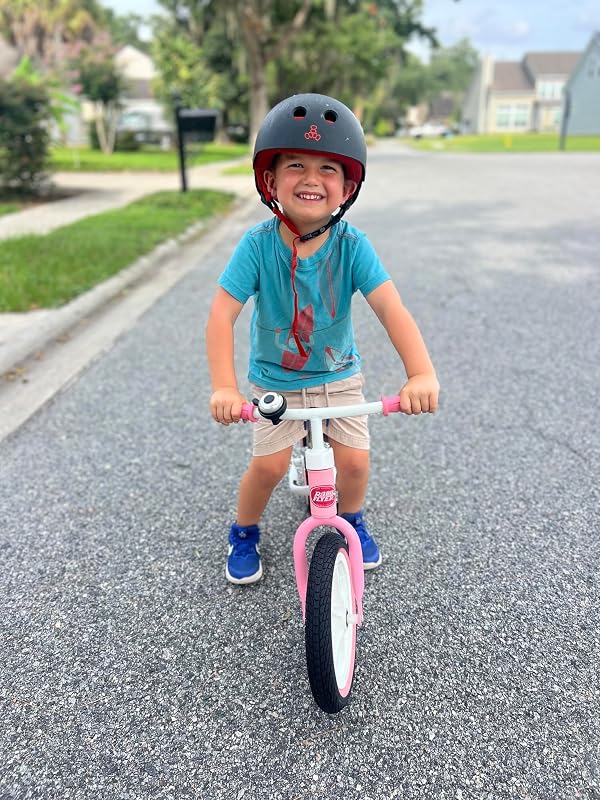 Draisienne Air Ride, vélo pour Tout-Petits, 1,5 à 5 Ans, draisienne Rose et Blanc