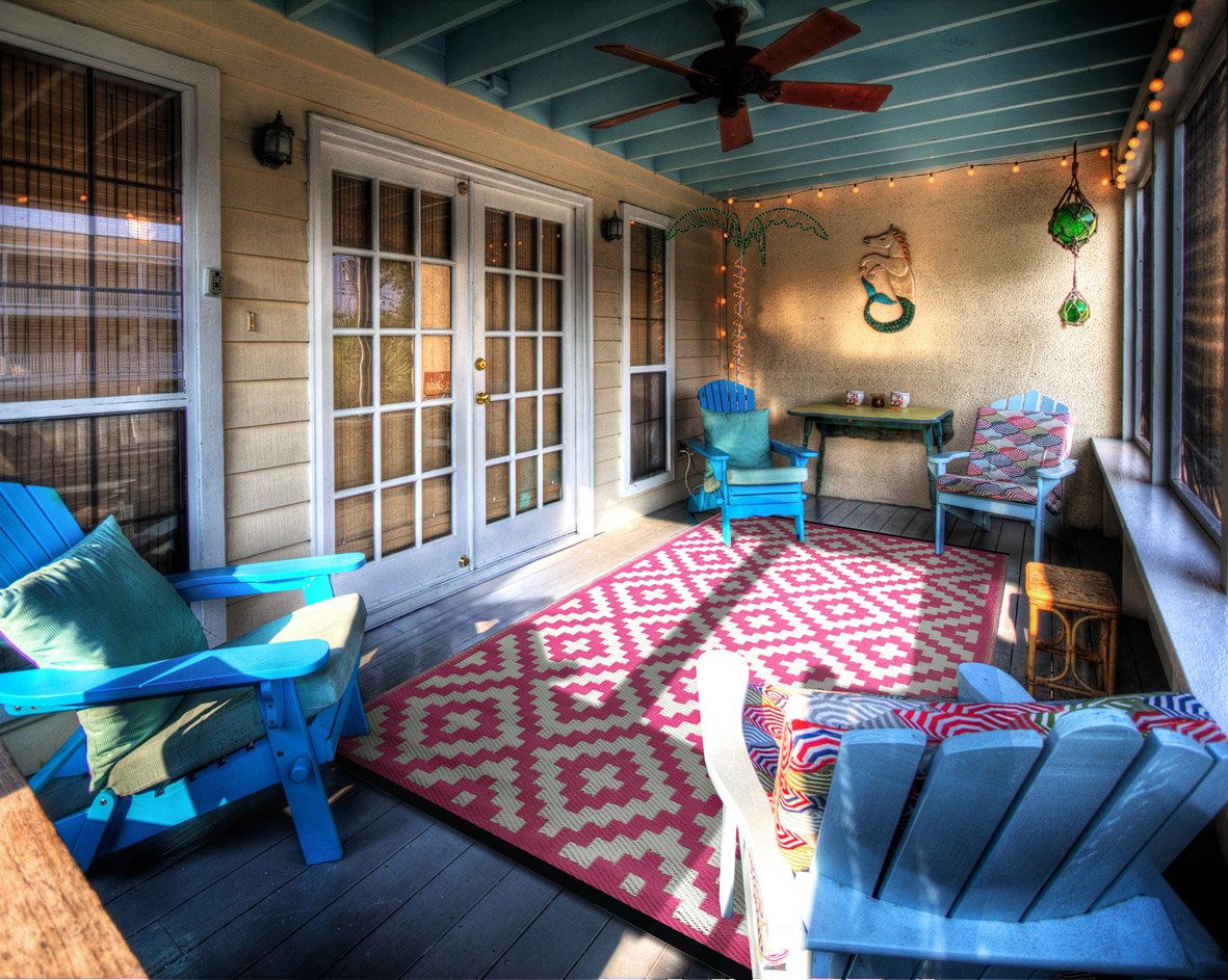 Green Decore Nirvana Rug - Alfombra ecológica para interiores y exteriores de plástico