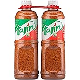 Tajin Cl&aacute;sico Seasoning Authentic Mexican Chili Lime Spice Blend for Fruit, Snacks, Tacos and Cocktails, Gluten-Free Zesty Flavor Enhancer 14 oz (Pack of 2)