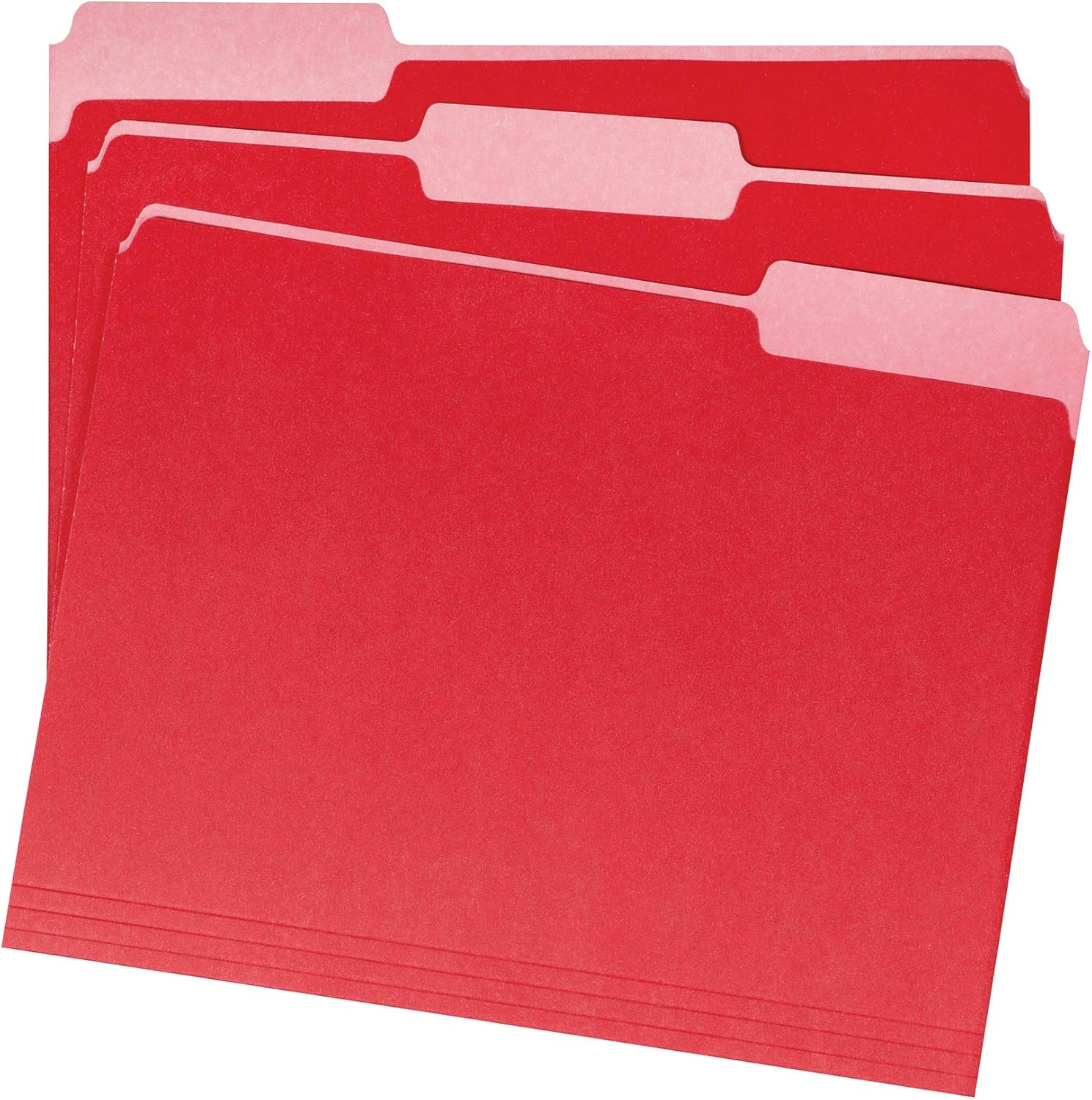 Basics File Folders, Letter Size, 1/3 Cut Tab, Yellow, 36-Pack : Office Products