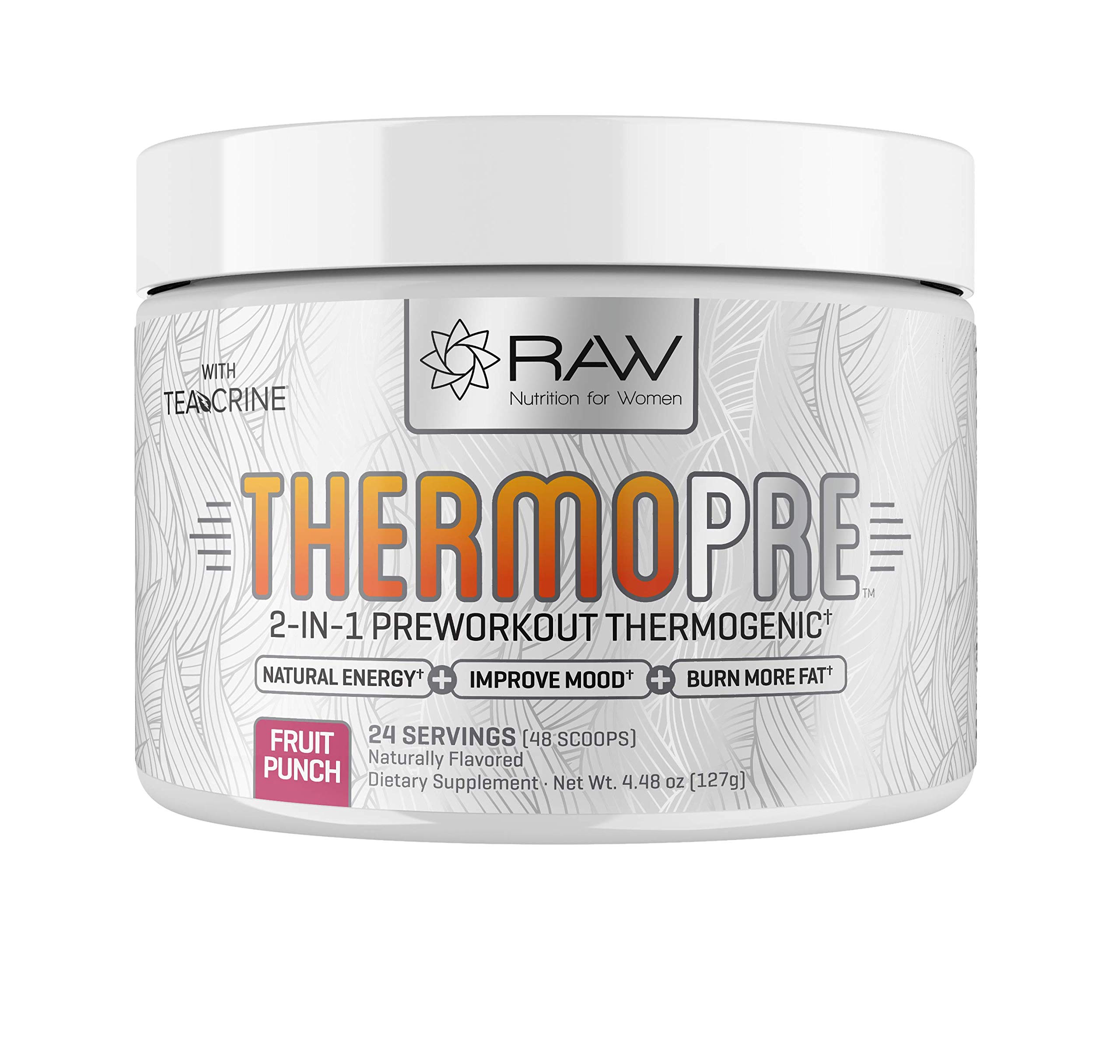 RAW Synergies Pre Workout Thermogenic Fat Burner Powder