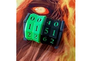 Arena Games Large Spindown Counter for Tracking Counters, Tokens, and Life - MTG CCG Accessory (Green - Black Dual Color)