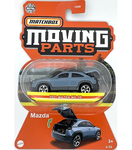 Amazon.com: Matchbox 2022 - Moving Parts - 2021 Mazda MX-30 [Gray