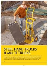 Stanley SXWTC-HT526 300 kg Steel Hand Truck Yellow view 8
