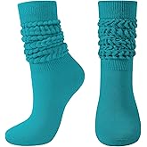 BOOPH Slouch Socks Women Scrunch Sock Knee High Slouchy Socks for Women Size 6-11