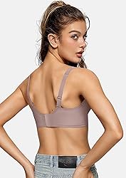 OEAK Womens Deep V Bras Wireless Comfortable Bra