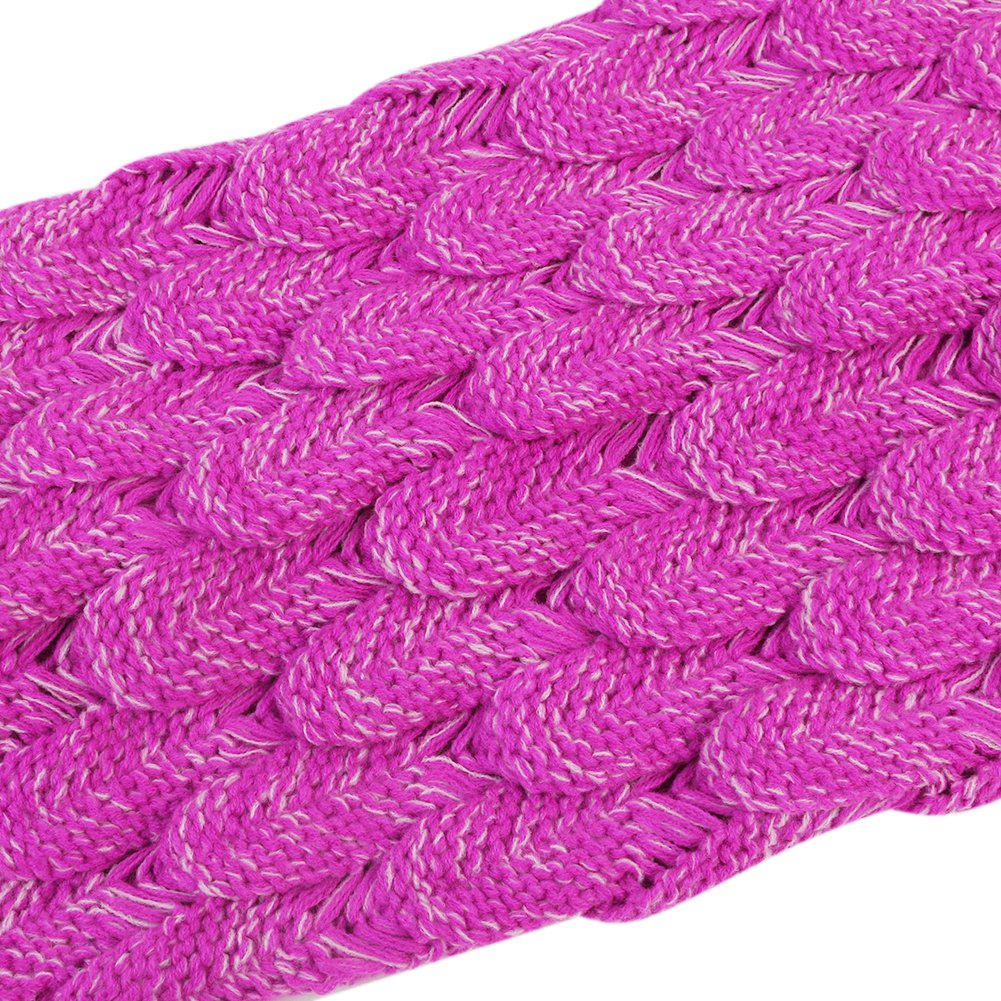 Awkli Kids Mermaid Tail Blanket, Knitted Crochet Fish-Scale Pattern Mermaid Sleeping Bag Quilt Christmas Gift for Child 59\