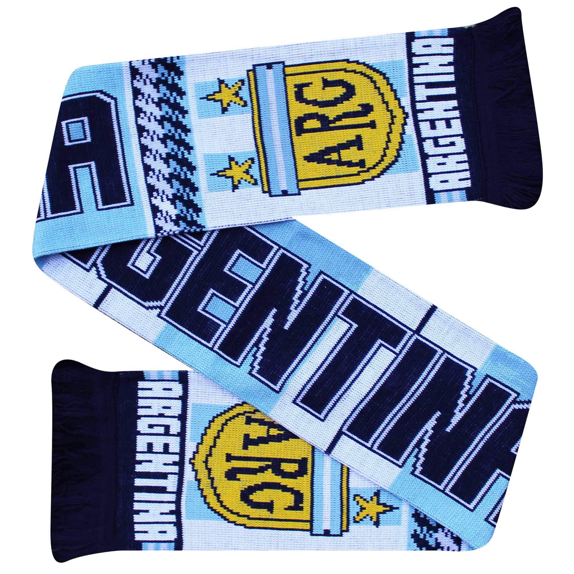 Argentina World Cup Rugby & Football Fans Scarf (100% Acrylic)