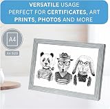 Clay Roberts A4 Light Grey Photo Frame for Certificates & Pictures view 5
