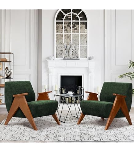 Amazon.com: Omax Decor Zola Mid Century Modern Accent Chair Arm