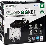 EnerJ Smart Outdoor 13A IP55 2 Gang Socket with USB WiFi Control view 8