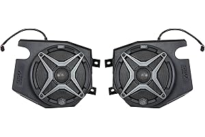 SSV Works RZ4-F65A Front Speaker Pods 2014-2023 Polaris RZR XP1000, XP Turbo, Turbo S Velocity w/SSV Works 6.5" Powersports Speakers