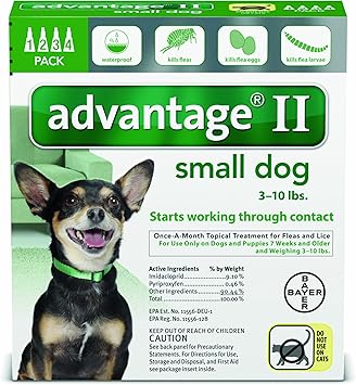advantage for puppies and small dogs
