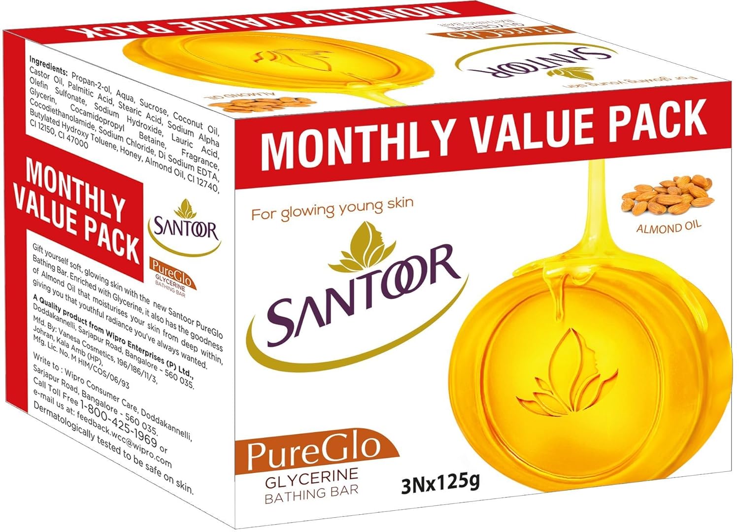 125 gram santoor soap price