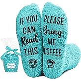 HAPPYPOP Funny Gifts for Women Men - Boba Tea Taco Gifts for Her, Bourbon Coffee Socks