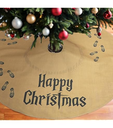 Amazon.com: Kurt Adler Harry Potter Christmas Tree Skirt 48 Inch