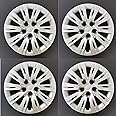 MARROW New Wheel Covers Replacements Fits 2012-2014 Toyota Camry, 16 Inch; 10 Split Spoke; Silver Color; Plastic; Set of 4; Standard Leg