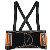 MELOTOUGH Back Brace for Men Lower Back,Back Brace for Work,Back Support Belt with Suspenders,Lower Lumbar Support for Heavy Lifting, Removeable Straps for Construction, Warehouse L/XL,Gifts for Men