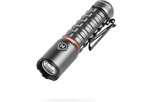 NEBO Torchy 2K Rechargeable Pocket Flashlight | 2000 Lumen Rechargeable Pocket Flashlight, 5 LED Light Modes, Water & Impact Resistant for Camping, Hunting, Hiking