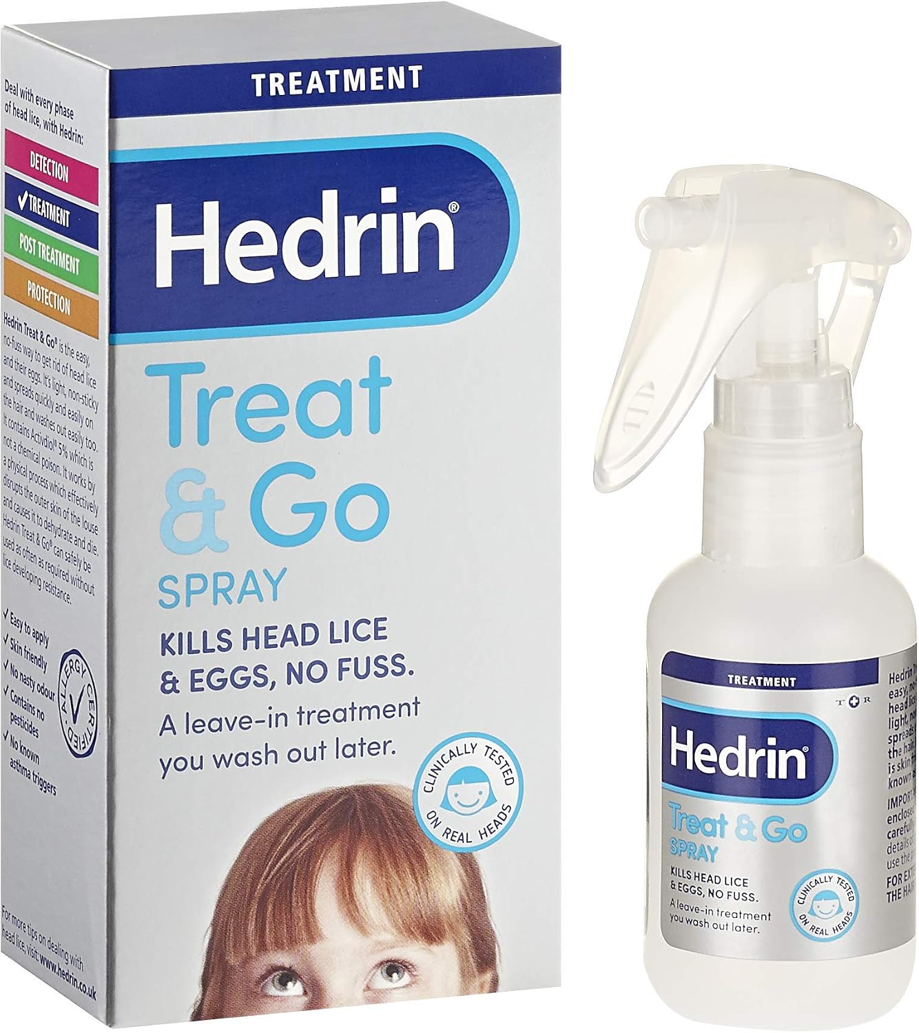 Hedrin Treat and Go Spray, 60 ml, 60 ml (Pack of 1)