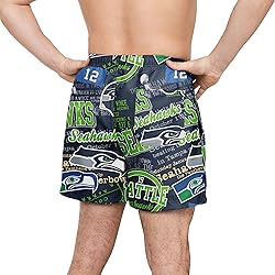 FOCO Seattle Seahawks NFL Mens Logo Rush Swimming