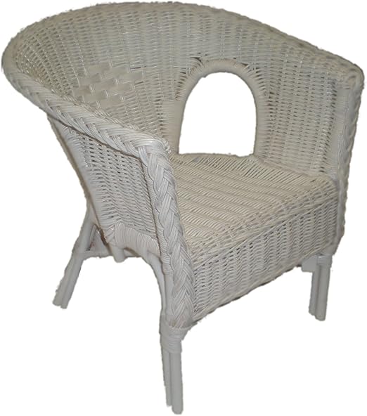 White Wicker Child's Chair Amazon.co.uk Kitchen & Home
