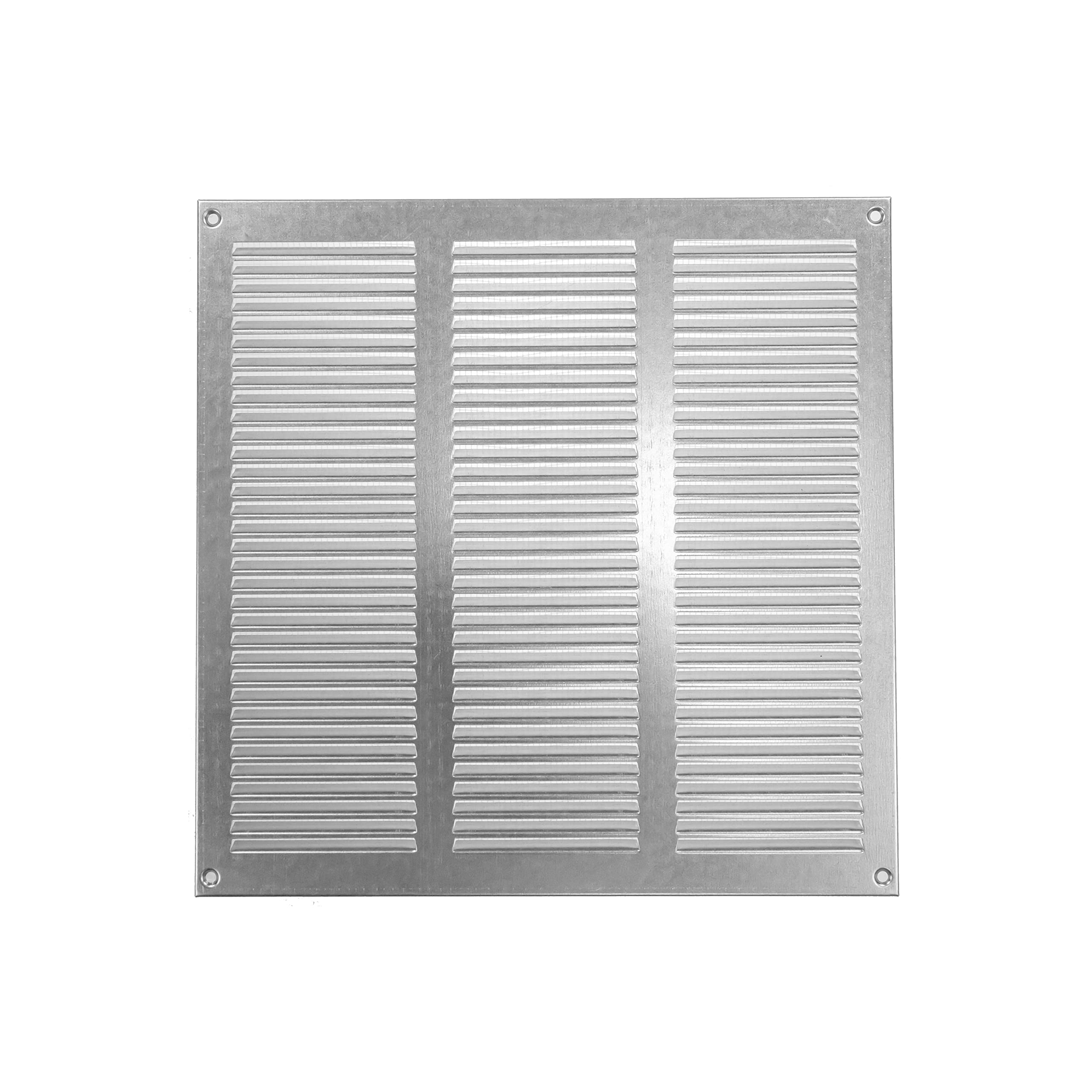 12" x 12" Inch / 300 x 300 mm Galvanized Air Vent Cover - Steel Return Air Grilles for Ceiling, Wall and Sidewall with Insect Mesh Screen Guard - Fresh Air Intake Vent - HVAC, Soffit Vent, Gable Vent
