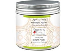 Greenwood Essential Rosemary Powder (Rosmarinus officinalis) 200gm (7.05 oz)
