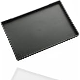 VCREATC Small Black Serving Tray (9.5 x 7 inch) | for Serving Accessory, Spa, Coffee, Drinks, Wine, Tea, Bar, Party, Seasoning, Perfume and Display Use.