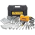 DEWALT Mechanics Tools Kit and Socket Set, 142-Piece, 1/4 & 3/8" Drive, MM/SAE (DWMT73802)