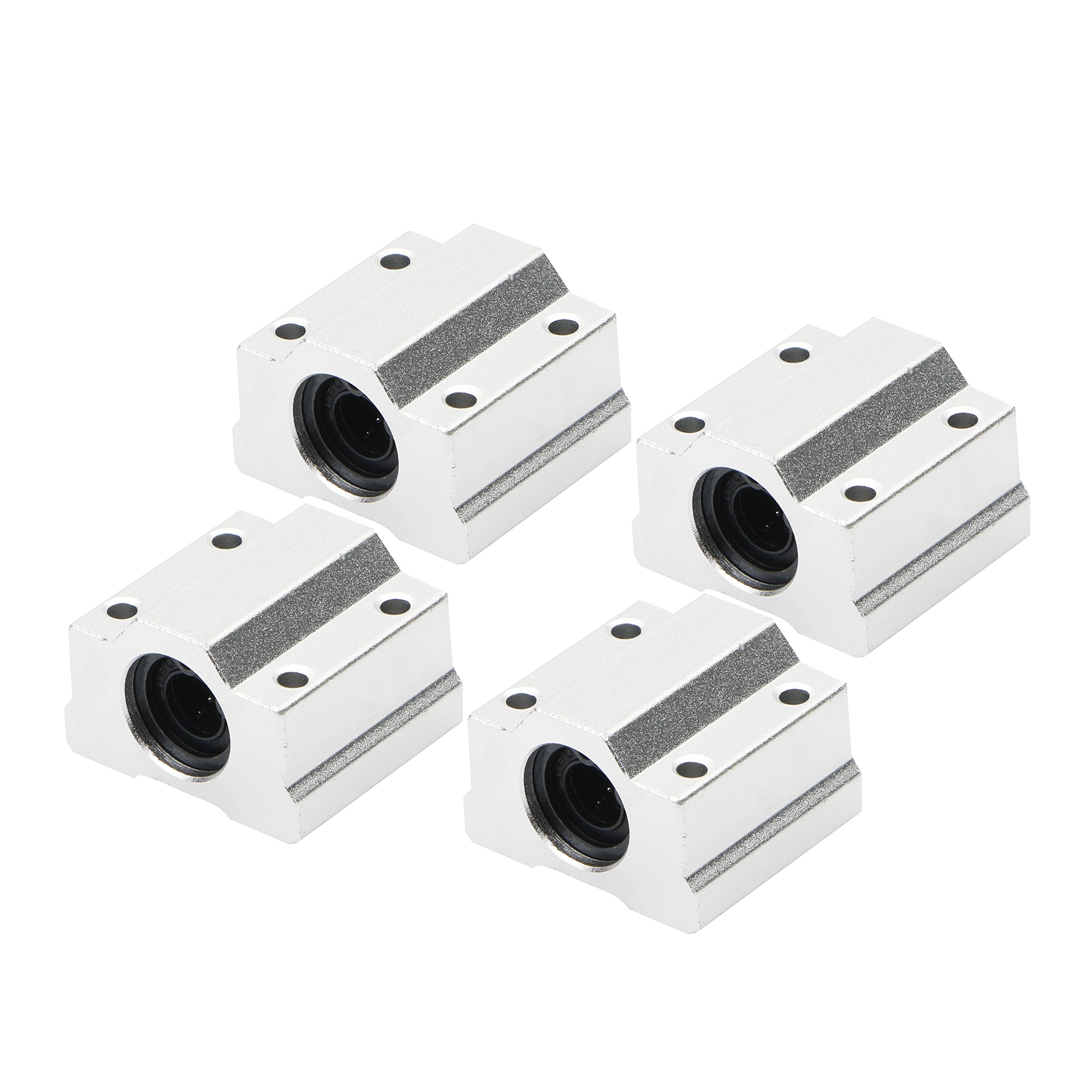 34mm Length SC8UU Linear Motion Ball Bearing CNC Slide Unit Bushing Linear Roller Pack of 4