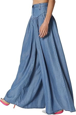 denim palazzo pants amazon