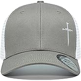 Christian Hats for Men Women,Jesus 3 Nail Cross Hat Christian Religious Gifts for Birthday/Christmas
