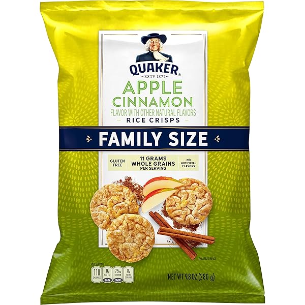RICE CRISPS APPLE CINNAMON – FAMILY SIZE