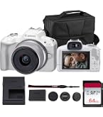 Amazon.com: Canon EOS R50 cámara sin espejo con lente RF-S 18-45mm