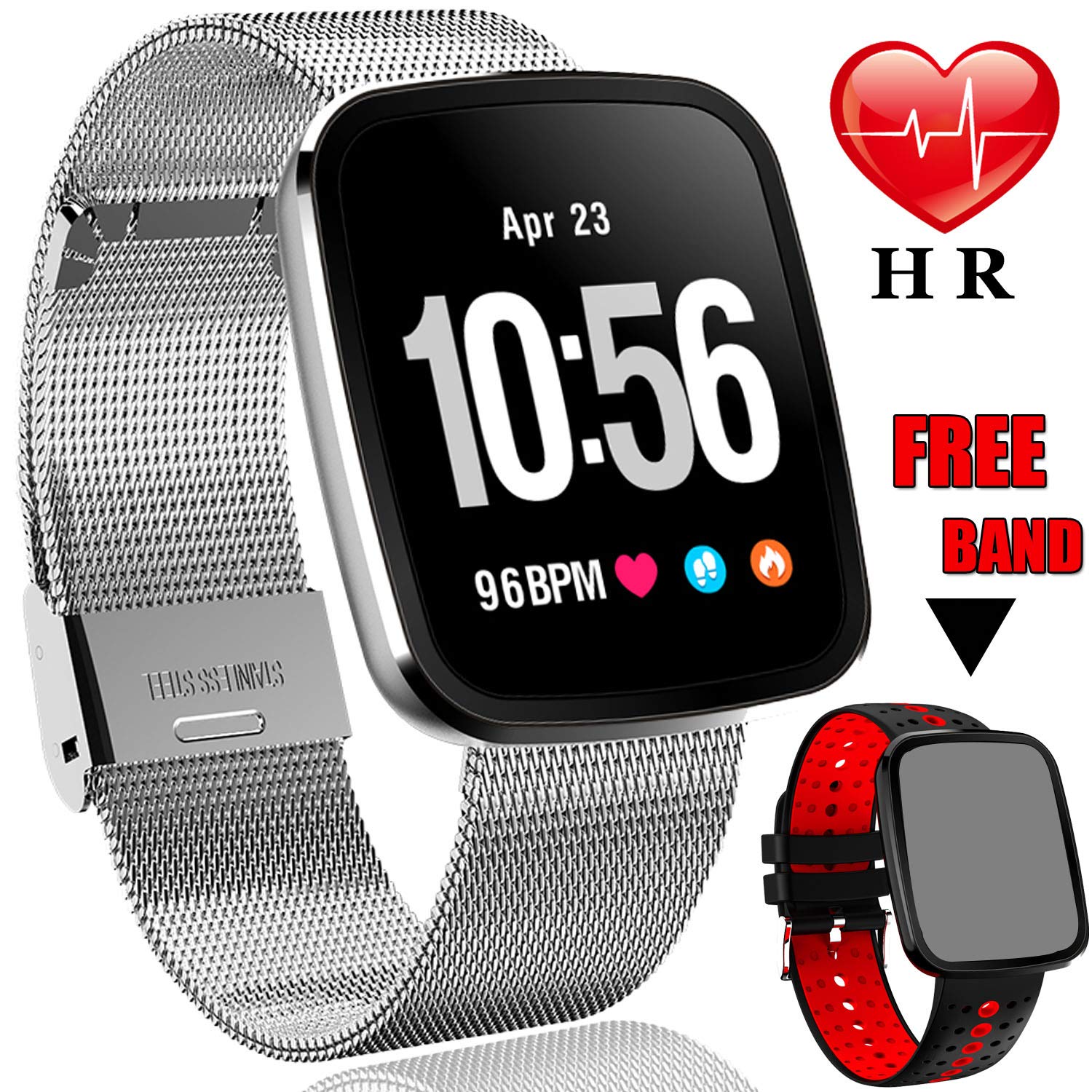 smartwatch with gorilla glass