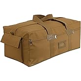 Rothco Active-Duty Canvas Bag - Durable Gear Carrier for Any Adventure - Coyote Brown