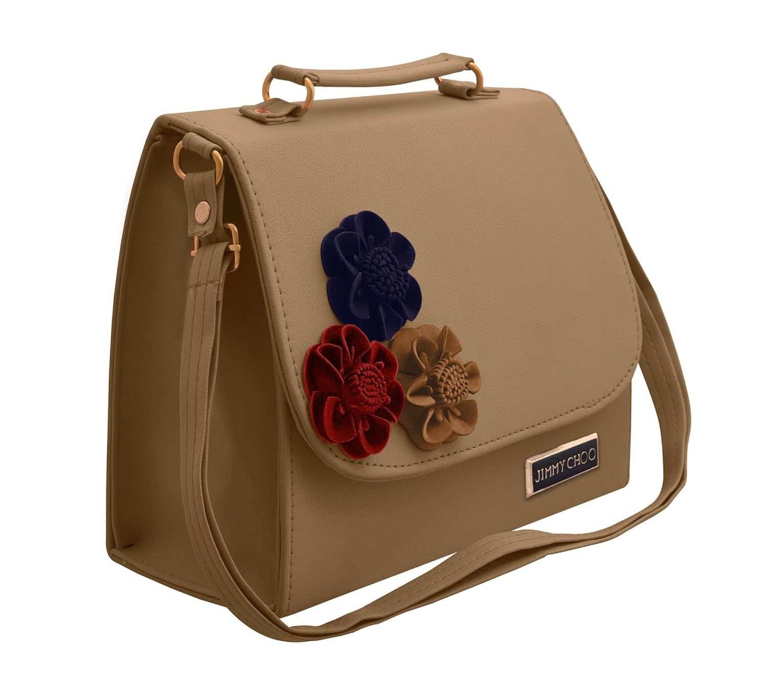 tap fashion fancy stylish pu leather women's handbag, sling bag with adjustable strap for ladies and girls.