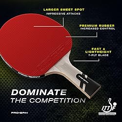 PRO SPIN Ping Pong Paddles - Professional Level